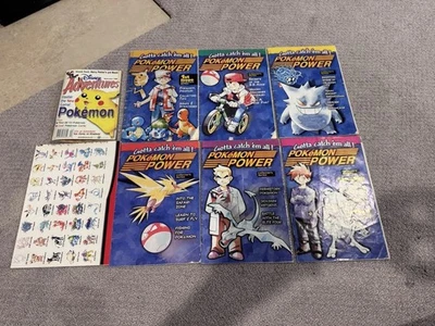 Pokemon Power Comics 1998 Full Set 1-6 Plus Gold and Silver Poster Vintage Lot - Image 1 of 4