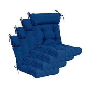 Indoor/Outdoor High Back Chair Cushion,Spring/Summer Seasonal All Weather - Picture 1 of 7