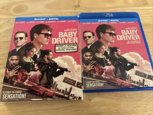 Baby Driver  (Blu-Ray, 2017)  Ansel Elgort  Lily James  With Slipcover - Imagen 1 de 3