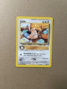 Cleffa 20/111 Non Holo Rare Neo Genesis WOTC Vintage Pokemon Karte Near Mint - Bild 1 von 4