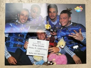 Backstreet Boys Westlife Two Sided Poster 15x20 teen magazine poster clipping - Picture 1 of 2
