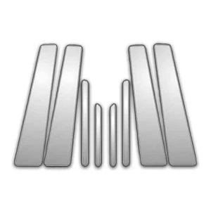8Pc Chrome Pillar Post Trim for 07-09 Saturn Aura - Bild 1 von 2
