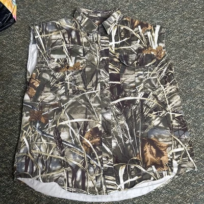 Cabela's Camo Vest Mens XL Button Up Pockets - Image 1 of 4