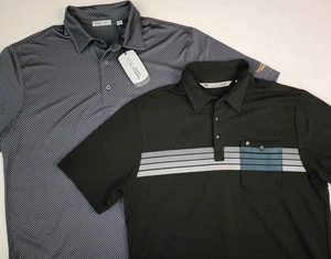 LOT 2 Travis Mathew Bermuda Sands Golf Polo Performance Shirt Men's M NEW - Picture 1 of 7