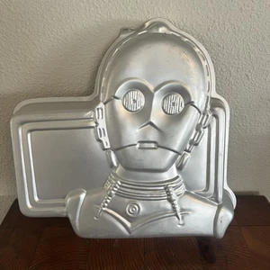 Star Wars C-3P0 Robot Cake Pan 1983 Lucasfilm 502-2197 Decor Collector Wilton - Picture 1 of 9