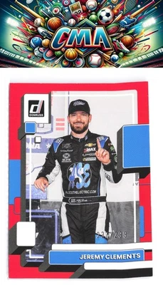 2023 Donruss #92 Jeremy Clements Red #/299 - Image 1 of 2