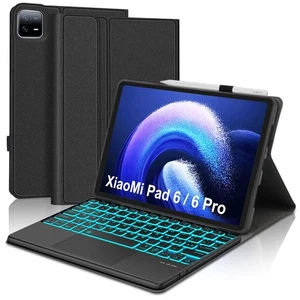 SENGBIRCH Xiaomi Pad 6/6Pro Tablet 11 Keyboard Case Trackpad - Picture 1 of 24
