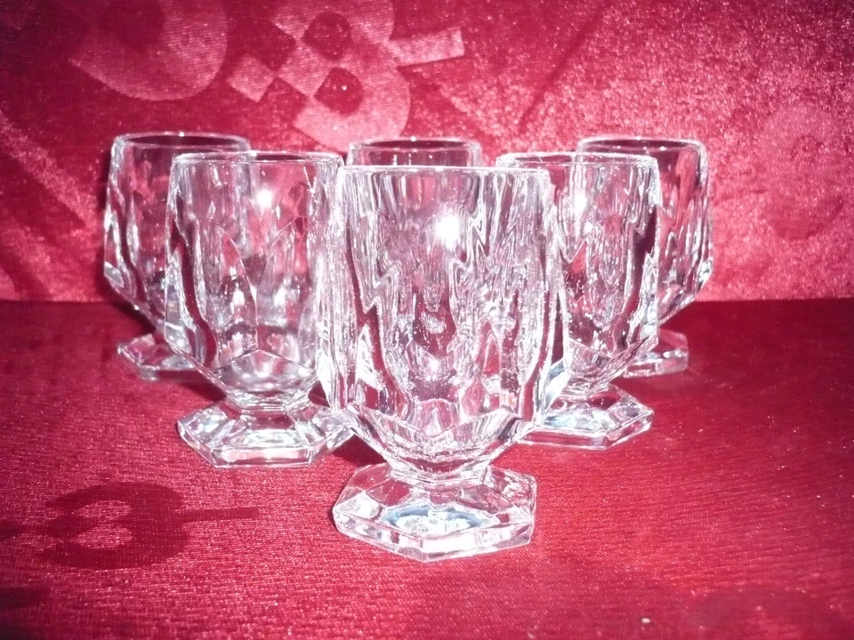 6 Nobile Bicchieri Cristallo, da Shottino, Nachtmann, Decorazione: Alexandra - Immagine 1 di 1