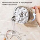 Folding Rotating Suction Cup Hook Wall Mounted Wall Hanger  Home  Decor