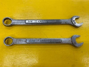 Llave combinada vintage Craftsman 11/16" 3/4 = VV = EE. UU. - Imagen 1 de 11