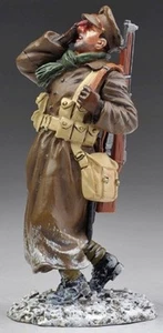 THOMAS GUNN WW1 BRITISH GW036B CASUALTY IN GREATCOAT WINTER MIB - Picture 1 of 1