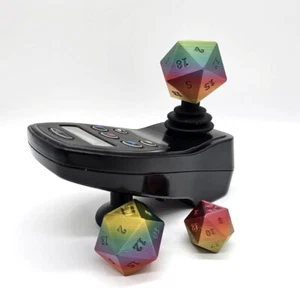 Power Wheelchair Accessory Replacement Upgrade DND D20 Dice Joystick Knob - Picture 1 of 9