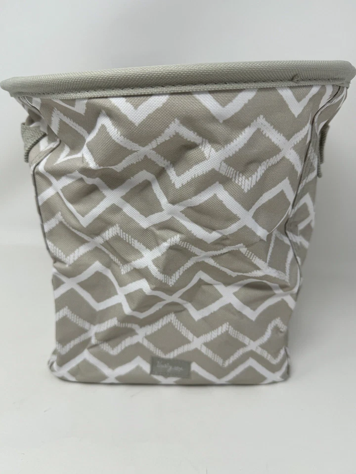 Thirty-One Mini Storage Bin Round Organizer 31 Dancing Diamond Collapsable NEW - Image 1 of 1