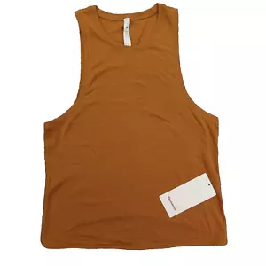 New Lululemon Size 4 Squad Goals Tank Cotton Hip Length SDBR Spiced Bronze Brown - Picture 1 of 8
