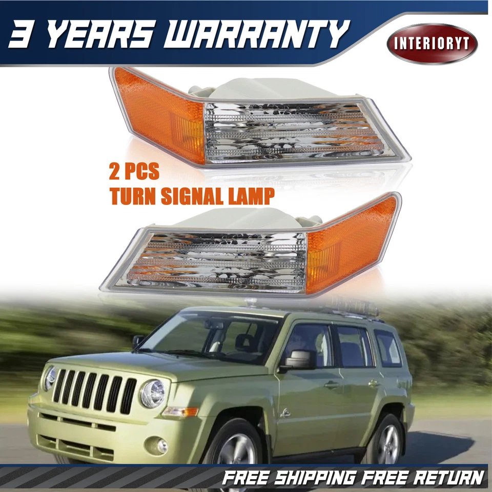 NUEVO para Patriot Jeep 2007-2017 luz de estacionamiento señal de giro lámpara direccional-1 par Foto 1 de 4