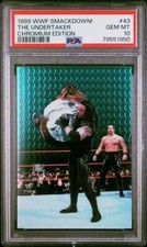 1999 Comic Images WWF Smackdown Chromium #43 Undertaker PSA 10 - POP 3
