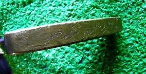 Titleist Acushnet Bullseye Bronze Putter Original 36" LBM6S - Picture 1 of 3