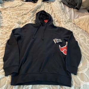 Bioworld Naruto Lightweight Hoodie With Built-in Gaiter Black Size M - Picture 1 of 7
