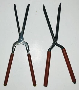 Dos rizadores vintage de metal de 10,5 pulgadas de largo sin marca para el cabello de cosmetología - Imagen 1 de 4