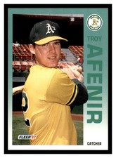 1992 Fleer #248 TROY AFENIR Oakland Athletics ~D6F