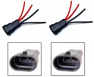 Draht Zopf 2L Stecker 9005 HB3 Zwei Gurt Kopf Licht Hoch Träger Adapter Ersetzen - Bild 1 von 5