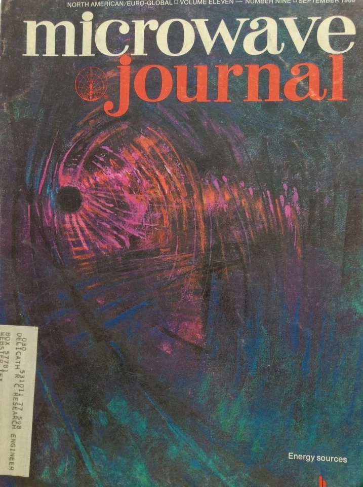 Microwave Journal Magazine Energy Sources September 1968 100917nonrh2 - Image 1 of 1