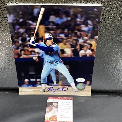 GARY CARTER Signed 8 X 10 COLOR PHOTO EXPOS JSA /Coa - Image 1 of 2