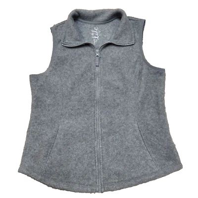 Made for Life Women’s Vest Gray Fleece Fitted Warm Lightweight Sz PS Neutral - Image 1 of 4