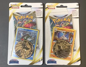 Basculin 273 & Cranidos 274 Blister Promo HOLO SWIRL Pokemon TCG: Silver Tempest - Picture 1 of 6