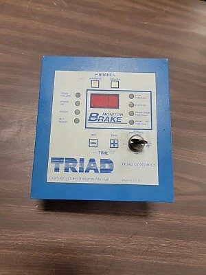 TRIAD CONTROLS TIME BASED BRAKE MONITOR UNKNOWN MODEL WITH KEY - Image 1 of 4