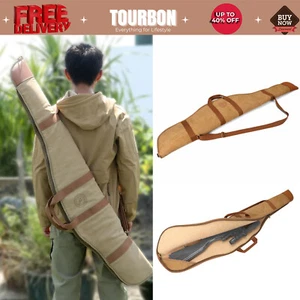 Tourbon Rifle Bag Gun Scope Carrying Soft Case Thick Padded Zippered Hunting Bag - Picture 1 of 24