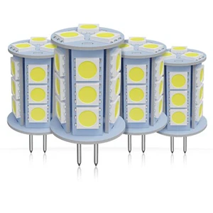 4X Bombilla interior de repuesto LED de ocio para autocaravana cámper remolque G4 bi-pin CW - Imagen 1 de 12