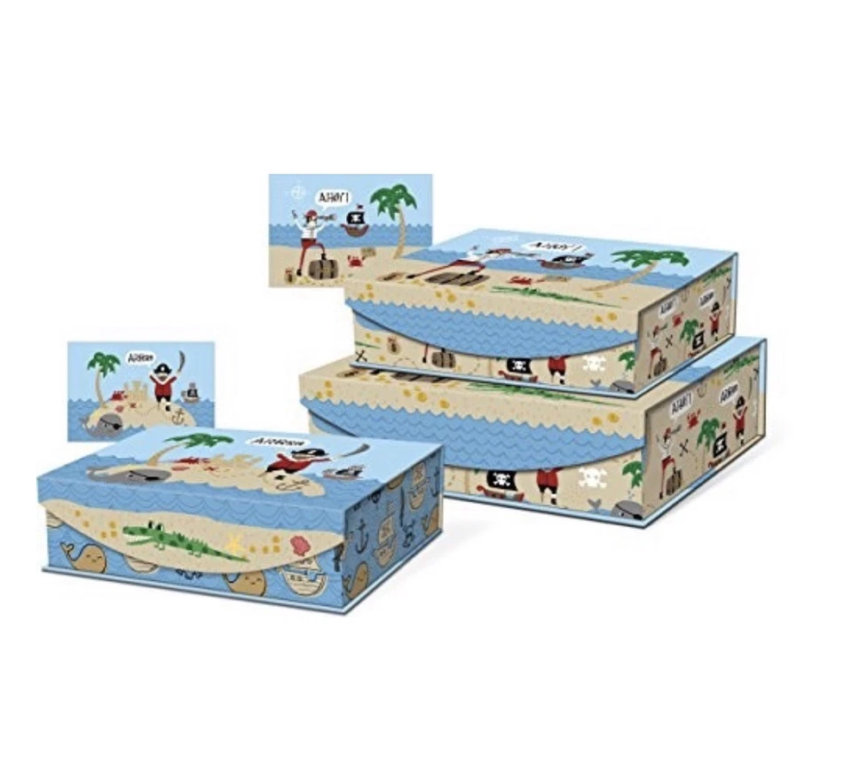 Pirate Punch Studio Nesting Storage Box’s with Magnetic Enclosures, Pirate NEW!  - Image 1 of 4