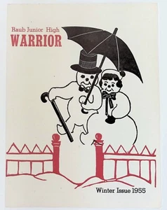 1955 Raub Junior High Warrior NewsLetter School Paper Allentown, PA - Picture 1 of 6