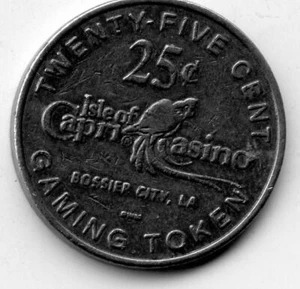 25 Cent Casino Slot Token: Isle of Capri Casino; Bossier City, La - Picture 1 of 2