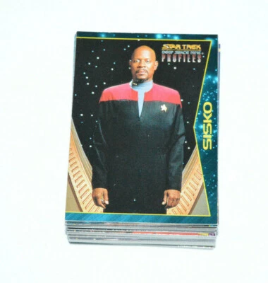 1997 SKYBOX STAR TREK DEEP SPACE NINE PROFILES Complete Trading Card Set #1-82 - Image 1 of 2