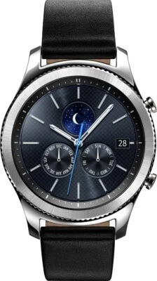Samsung - Gear S3 Classic Bluetooth Smartwatch 46mm Stainless Steel - Silver - Image 1 of 4