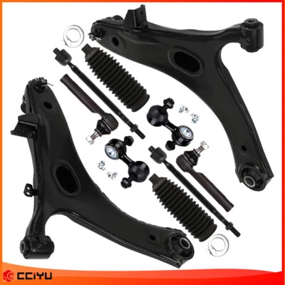 10x For 2009-2013 Subaru Forester Front Lower Control Arm Ball Joint Tie Rod End Foto 1 de 4