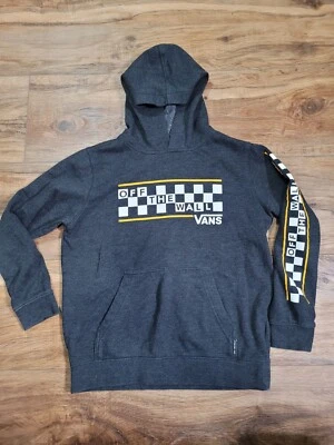 Vans Off The Wall Sudadera con Capucha Gris Infantil Juvenil Talla LRG 10 12 Foto 1 de 4
