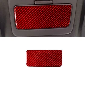 Red Carbon Fiber Front Sunglasses Storage Box Trim Cover For Lexus RX300 98-03 - Picture 1 of 9