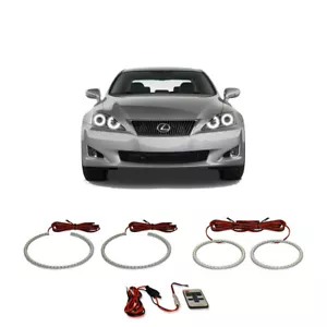 Bright White RF LED Headlight Halo Ring Kit for Lexus ES350 07-09 - Picture 1 of 3