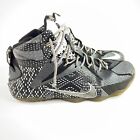 Nike Lebron XII BHM Mens Size 10 Black History Month Black and White 718825-001 
