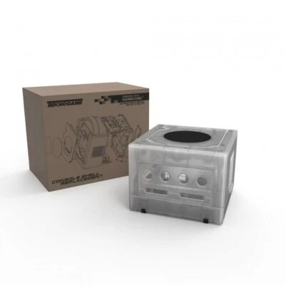 TeknoGame Console Shell Replacement Housing Kit for GameCube Clear White - Image 1 of 4