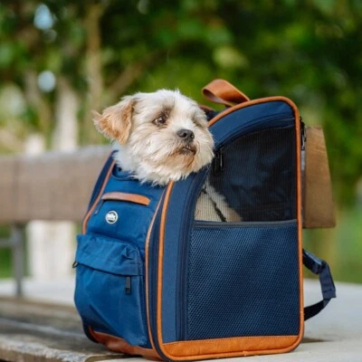 Nobby Rucksack TOMEK blau 43x20x28cm bis 8kg Tragetasche Tasche Hund Katze - Bild 1 von 4