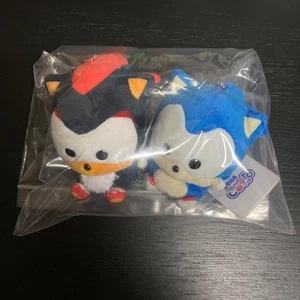 set SEGA Cooro Plush Sonic Hedgehog Shadow & Amy SEGA Store Tokyo Limited.Japan - Picture 1 of 2