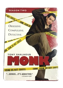 Monk Staffel 2 DVD Set Tony Shalhour Detective Serie Neu Versiegelt Obsessive - Bild 1 von 8