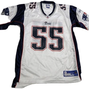 Camiseta deportiva Willie McGinest #55 New England Patriots talla L grande REEBOK blanca NFL - Imagen 1 de 6