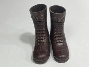 Vintage 1960's Hasbro GI Joe Soldier 1965 Tall High Brown Boots Action Soldier - Bild 1 von 9