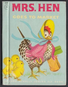 Mrs Hen Goes to Market: Rand McNally Elf Boook #663 1958 ed - Picture 1 of 1