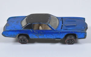 Vtg 1968 Redline Hot Wheels Custom Eldorado Blue Bent Axles - Picture 1 of 8